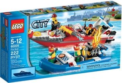 LEGO 60005 City   Barca dei Pompieri