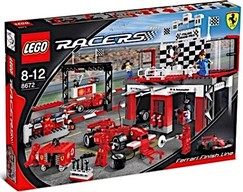 LEGO 8672 Racers Ferrari Finish Line      AL MOMENTO NON DISPONIBILE