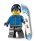 LEGO Ragazzo con Snowboard